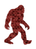 Bigfoot Brick Wall Image